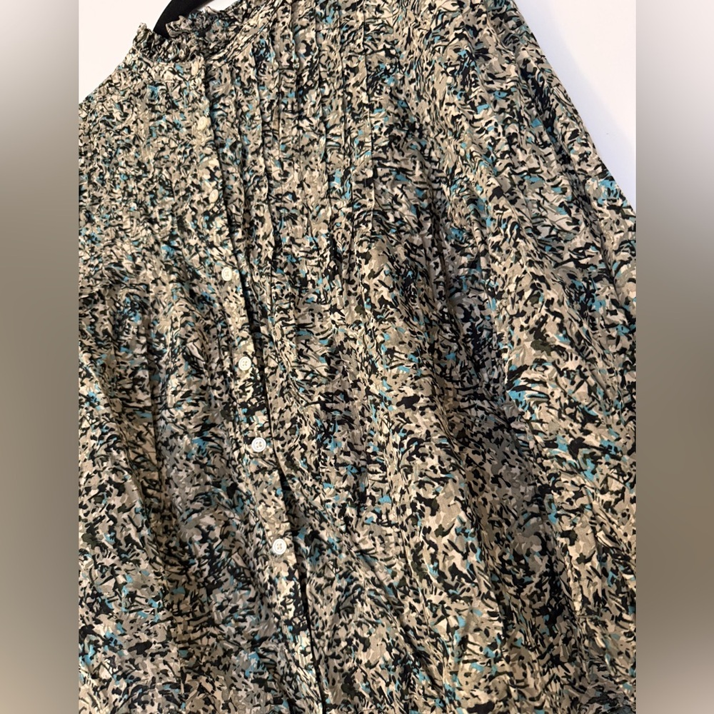 LOFT Abstract Patterned Blouse - Picture 4 of 6